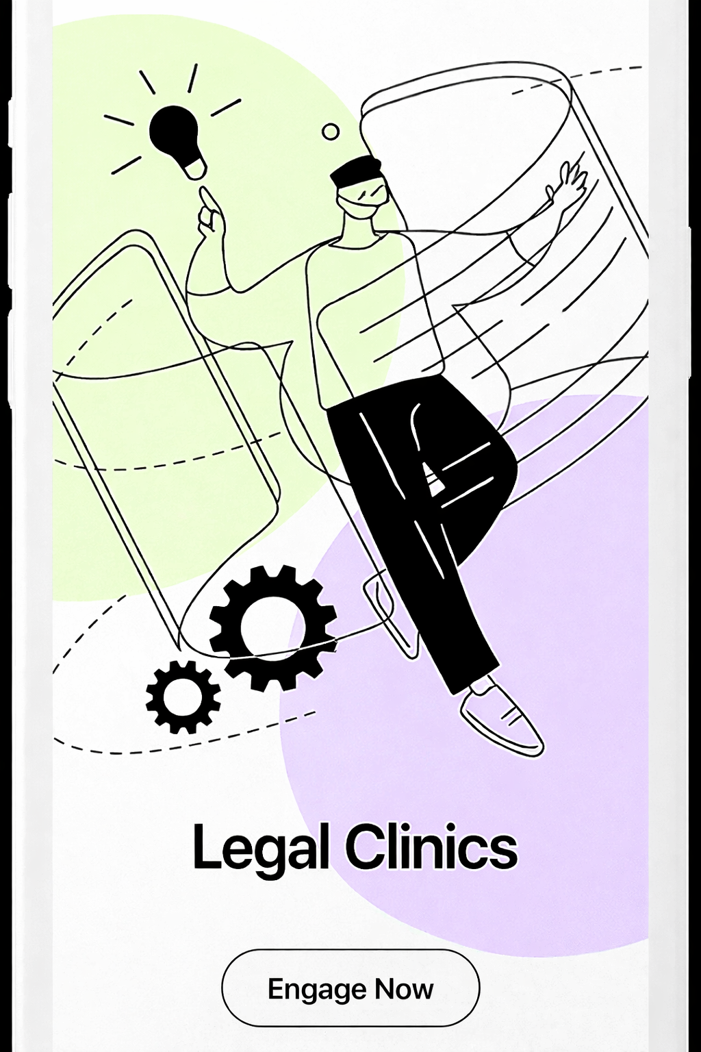 Engage now with legal clinics